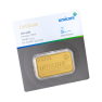Gold bar 50 grams Umicore with certificate Certificate of authenticity