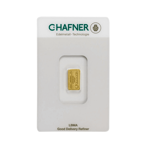 Thumbnail 1g C. Hafner Gold Bar front