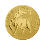 1/2 oz Lunar Gold Coin 2021 front
