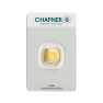 C. Hafner nugget gold bar 1 oz