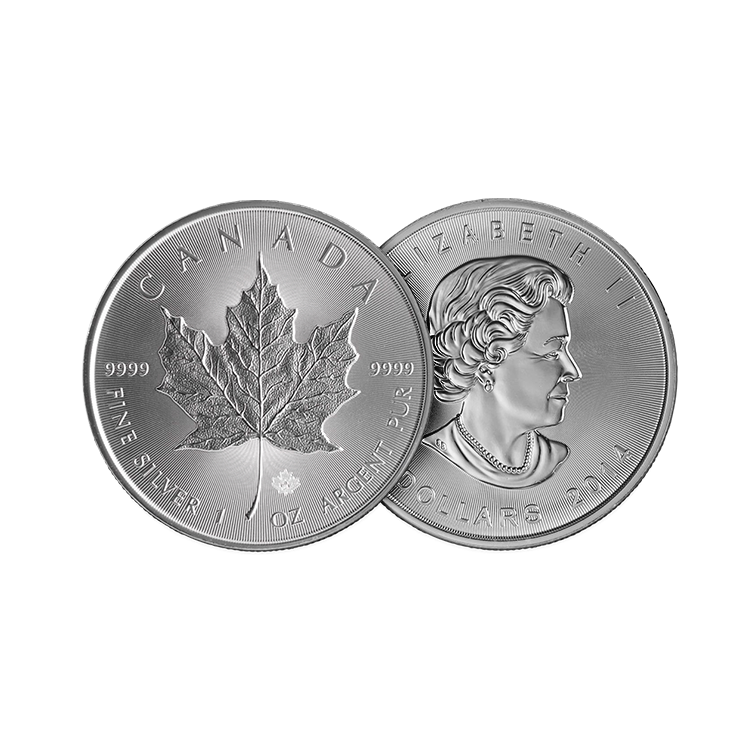 Design 1 troy ounce silver Maple Leaf coin