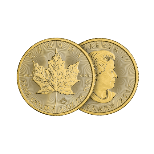 Thumbnail Design 1 troy ounce gold Maple Leaf coin