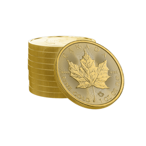 Thumbnail 1 troy ounce gold Maple Leaf coin