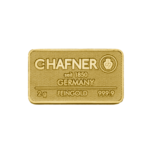 Thumbnail 2g C. Hafner Gold Bar angle 1