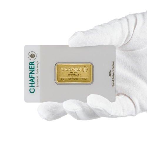 Thumbnail Gold bar 5 gram C. Hafner