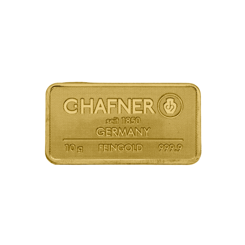 Thumbnail 10 gram C. Hafner gold bar