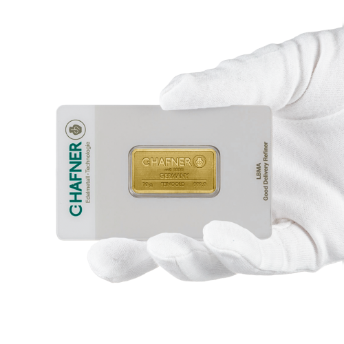 Thumbnail Gold bar of 10 grams C. Hafner