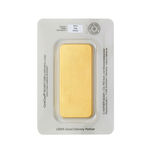 Thumbnail C. Hafner gold bar 500 grams bar number