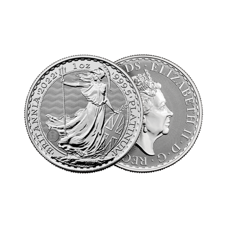 1 oz platinum Britannia coin