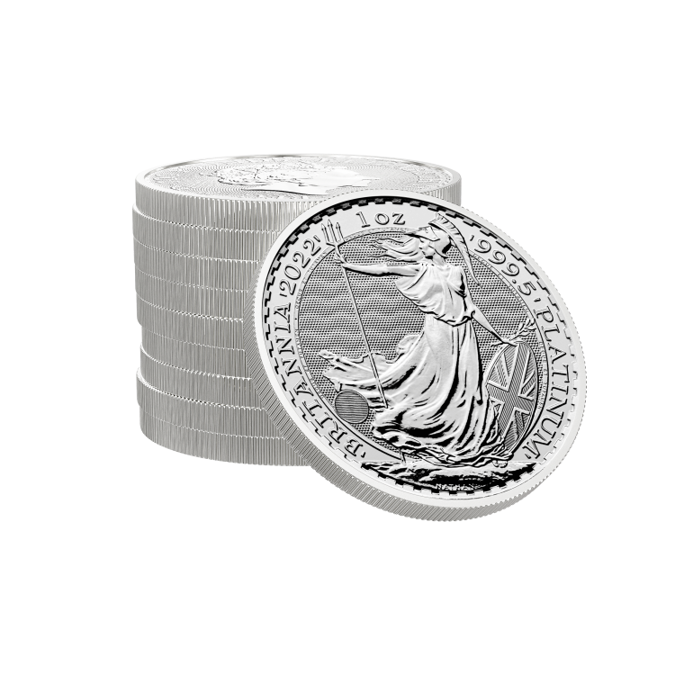 Platinum coin Britannia 1 troy ounce