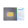 Umicore 5 gram gold bar with certificate