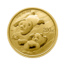 15g Panda Gold Coin front