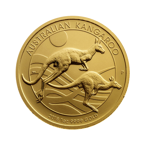 Thumbnail Voorkant 1 troy ounce gouden Kangaroo munt