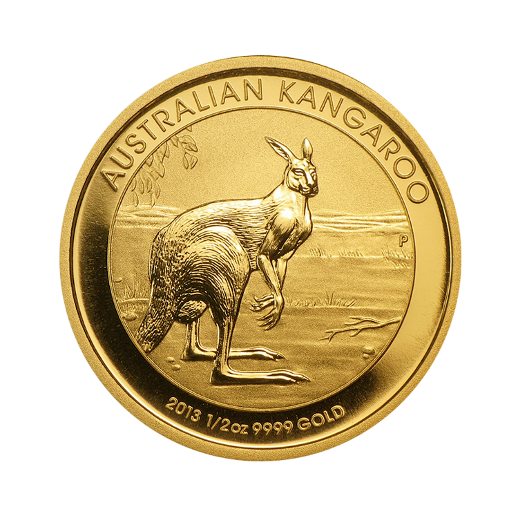 1/2 troy ounce gouden Kangaroo munt voorgaande jaargangen