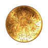 Gold 100 Coronas coin from Austria front