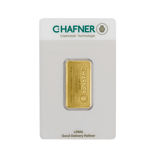 Thumbnail Obverse C. Hafner gold bar 10 grams