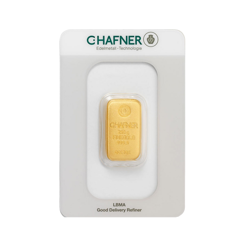 Thumbnail Obverse 250 gram C. Hafner gold bar