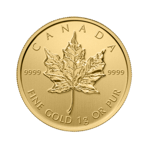 Thumbnail 25g Maple Leaf Gold Coin Mixed Years back