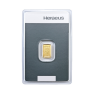 1g Heraeus Gold Bar front