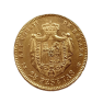 Spanish gold 25 Pesetas coin