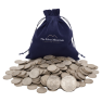 Bag of silver Dutch coins