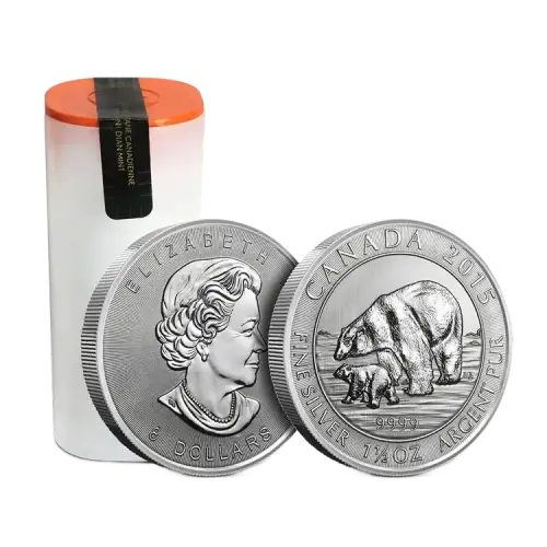 Thumbnail tube 1,5 oz zilveren munt