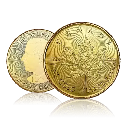 Thumbnail 1/10 oz Maple Leaf Gouden Munt 2026 perspectief 1