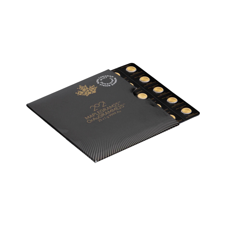 25g Maple Leaf Gouden Munt 2024 voorkant