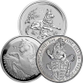 2 troy ounce zilveren munt divers front
