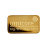 10 gram Umicore gold bar front